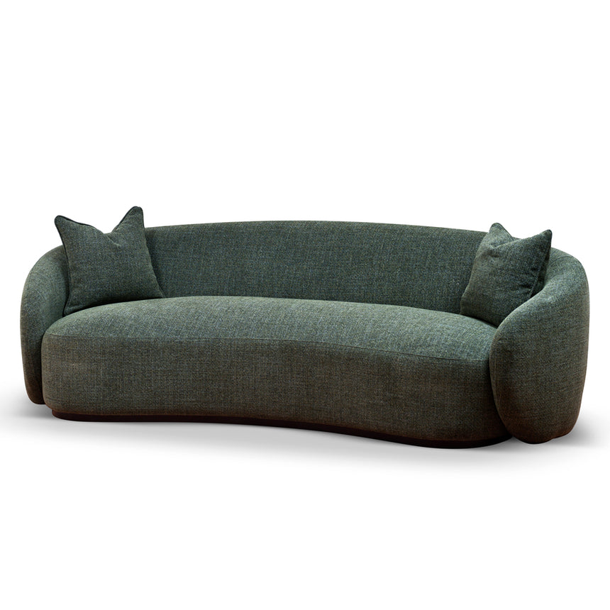 3 Seater Fabric Sofa | Moss Green | Myka Home