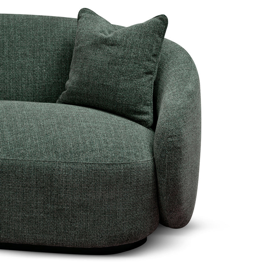 3 Seater Fabric Sofa | Moss Green | Myka Home - View 8