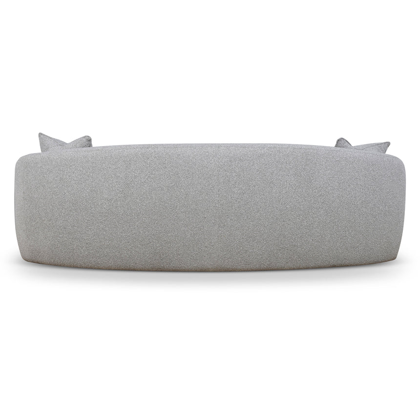 3 Seater Fabric Sofa | Clay Grey | Myka Home - View 3