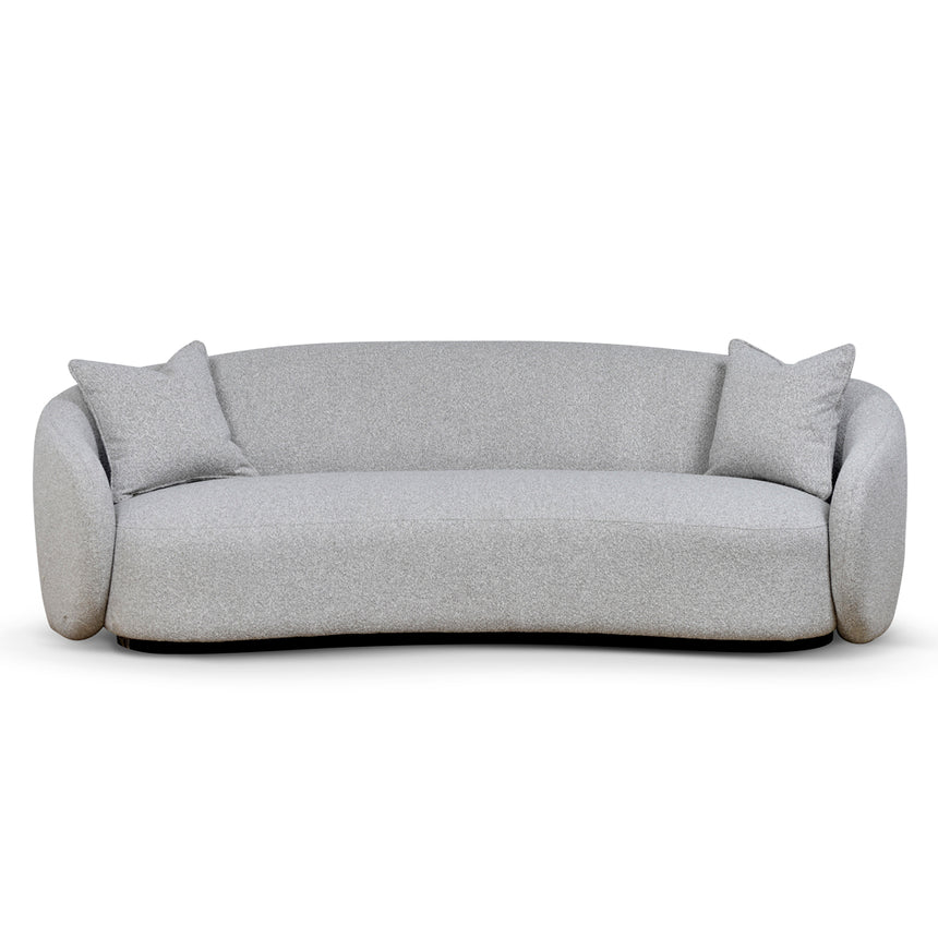 3 Seater Fabric Sofa | Clay Grey | Myka Home - View 2