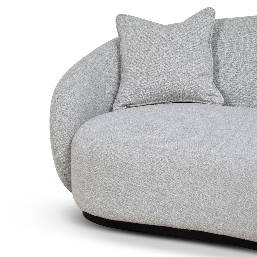 3 Seater Fabric Sofa | Clay Grey | Myka Home - View 5