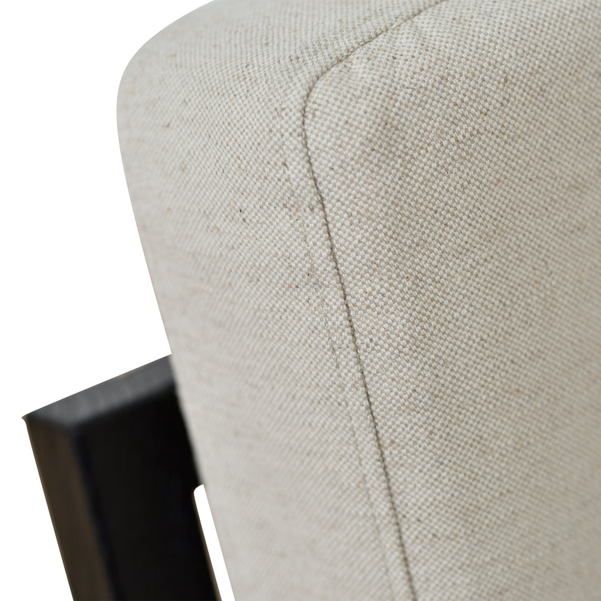 Black Elm Armchair | Light Beige | Myka Home - View 15