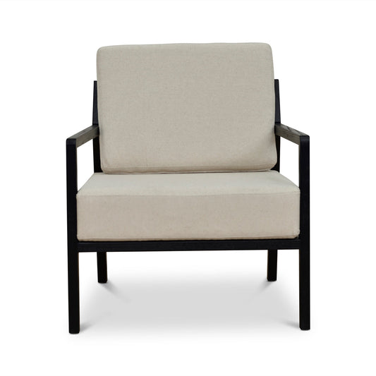 Black Elm Armchair | Light Beige | Myka Home