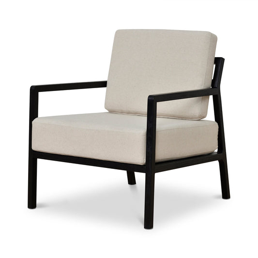 Black Elm Armchair | Light Beige | Myka Home