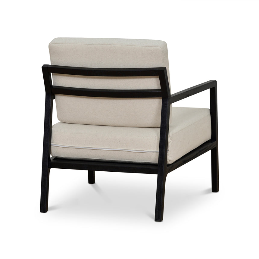 Black Elm Armchair | Light Beige | Myka Home - View 5