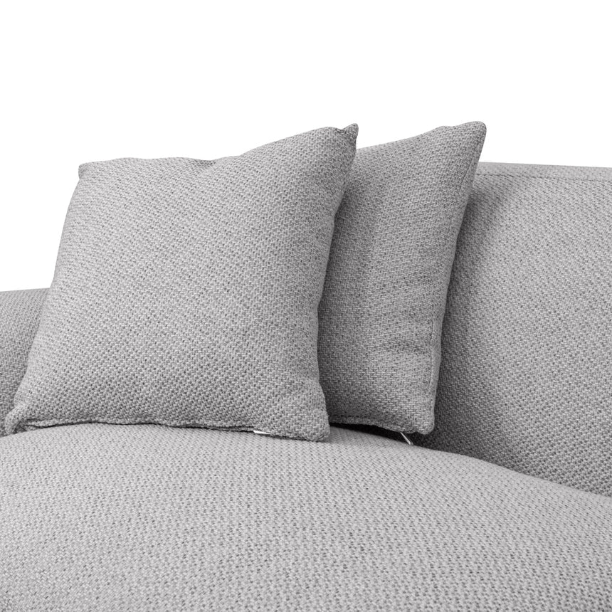 3 Seater Right Chaise Fabric Sofa | Sterling Sand | Myka Home - View 14