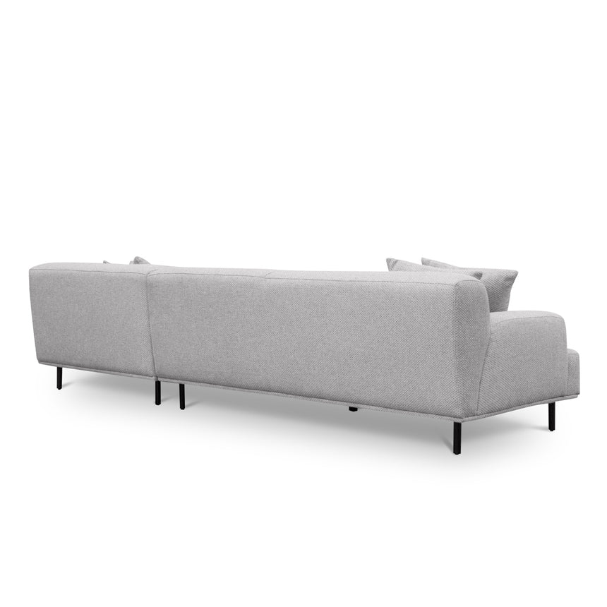 3 Seater Right Chaise Fabric Sofa | Sterling Sand | Myka Home - View 7