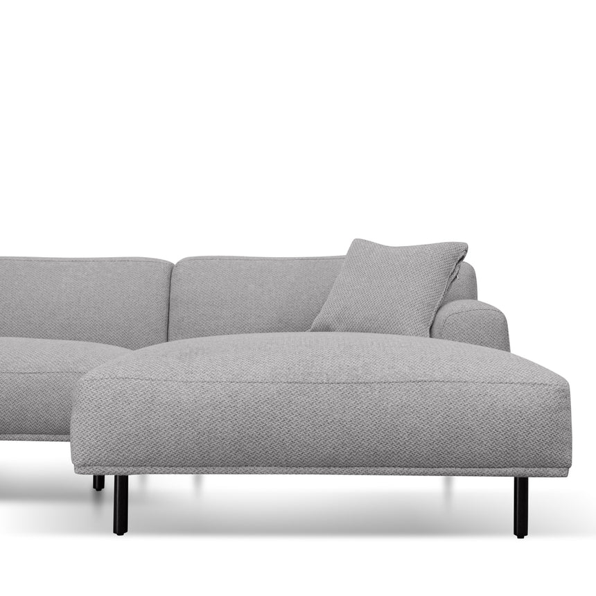 3 Seater Right Chaise Fabric Sofa | Sterling Sand | Myka Home - View 11