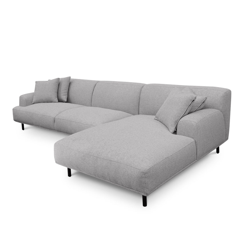 3 Seater Right Chaise Fabric Sofa | Sterling Sand | Myka Home - View 3