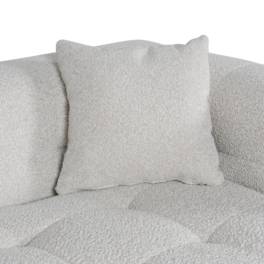 4 Seater Left Chaise Sofa | Pearl Boucle | Myka Home - View 8