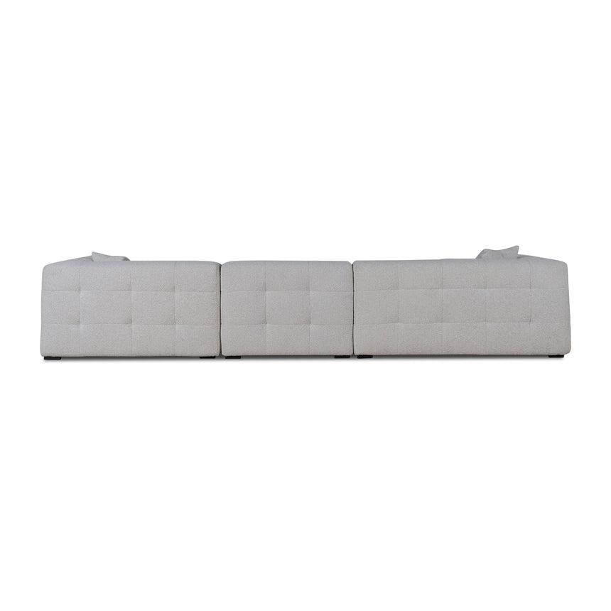 4 Seater Right Chaise Sofa | Pearl Boucle | Myka Home - View 12