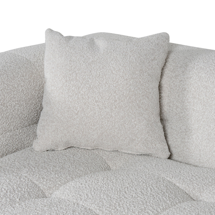 4 Seater Right Chaise Sofa | Pearl Boucle | Myka Home - View 6