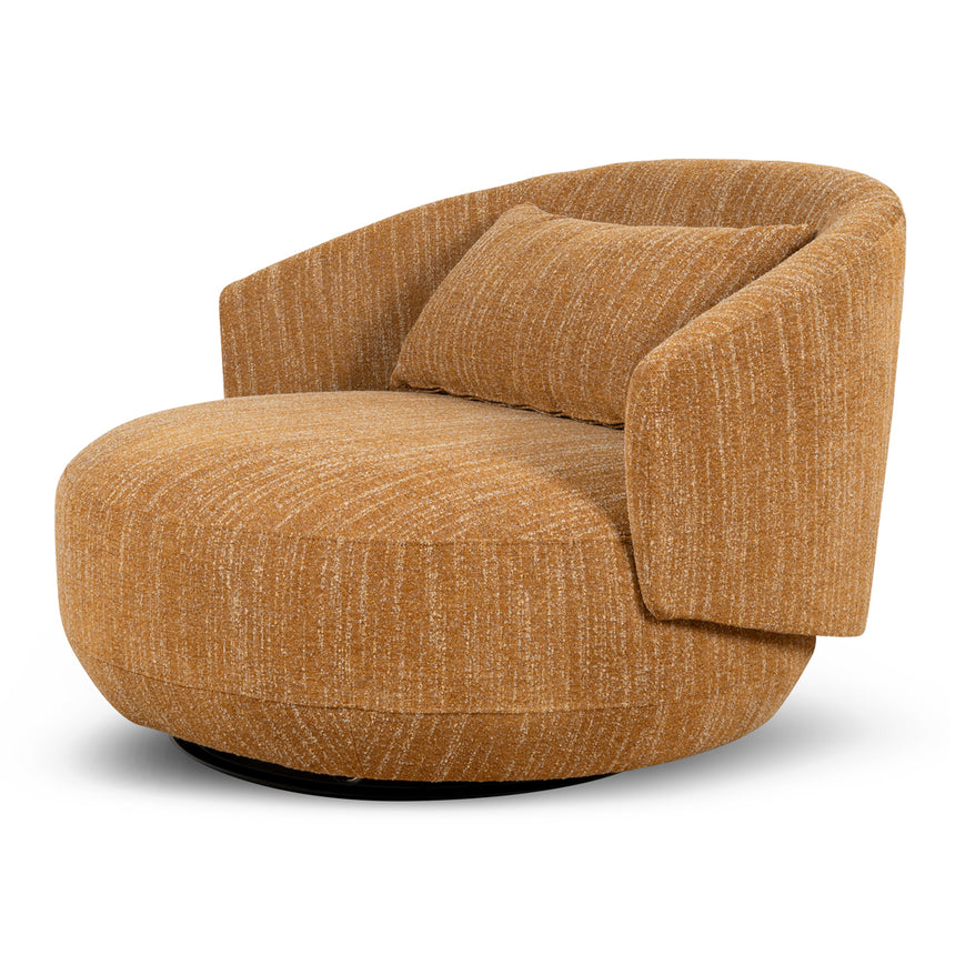 Swivel Armchair | Ginger Brown | Myka Home