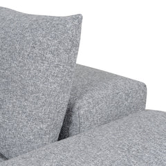 Ex Display - CLC8862-KSO Right Chaise Fabric Sofa - Glacier Grey