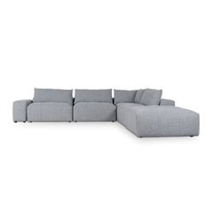 Ex Display - CLC8862-KSO Right Chaise Fabric Sofa - Glacier Grey