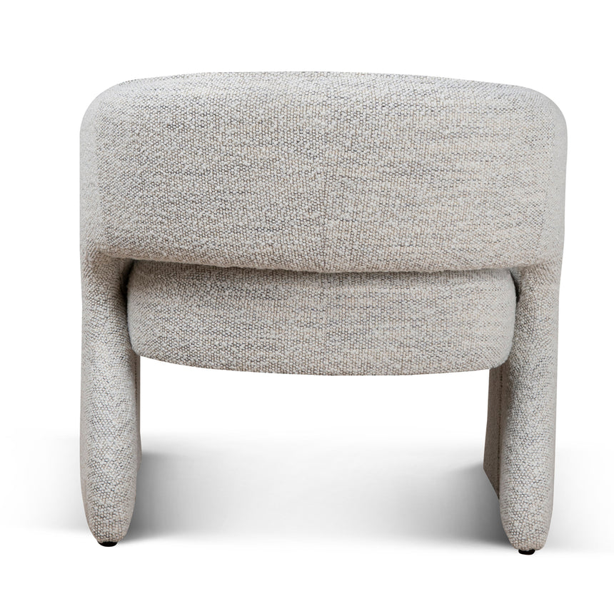 Fabric Armchair | Fog Grey | Myka Home - View 5