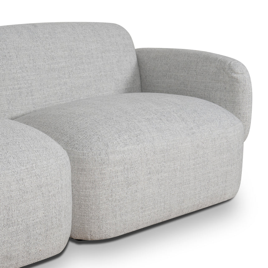 Left Chaise Modular Sofa | Cloud Grey | Myka Home - View 8