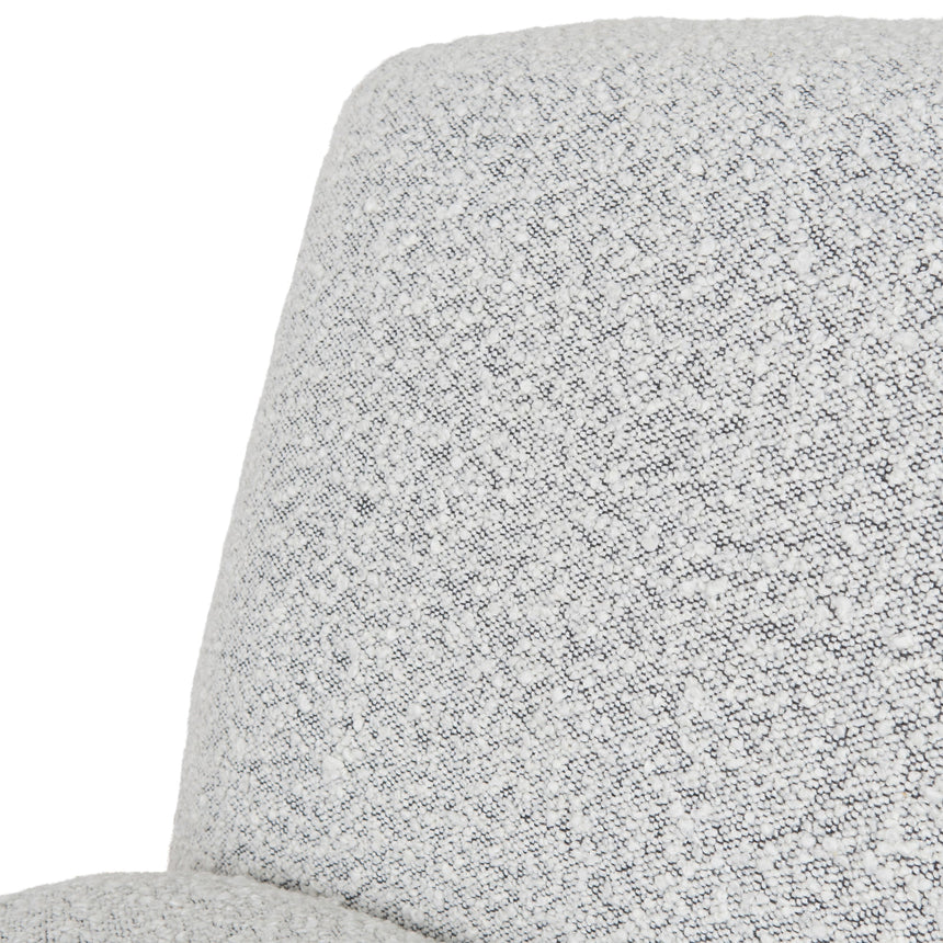 Armchair | Charcoal White Boucle | Myka Home - View 12
