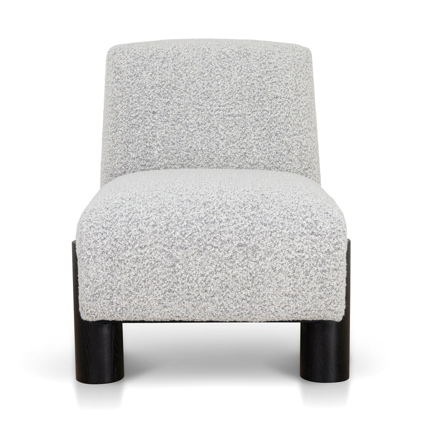 Armchair | Charcoal White Boucle | Myka Home - View 2