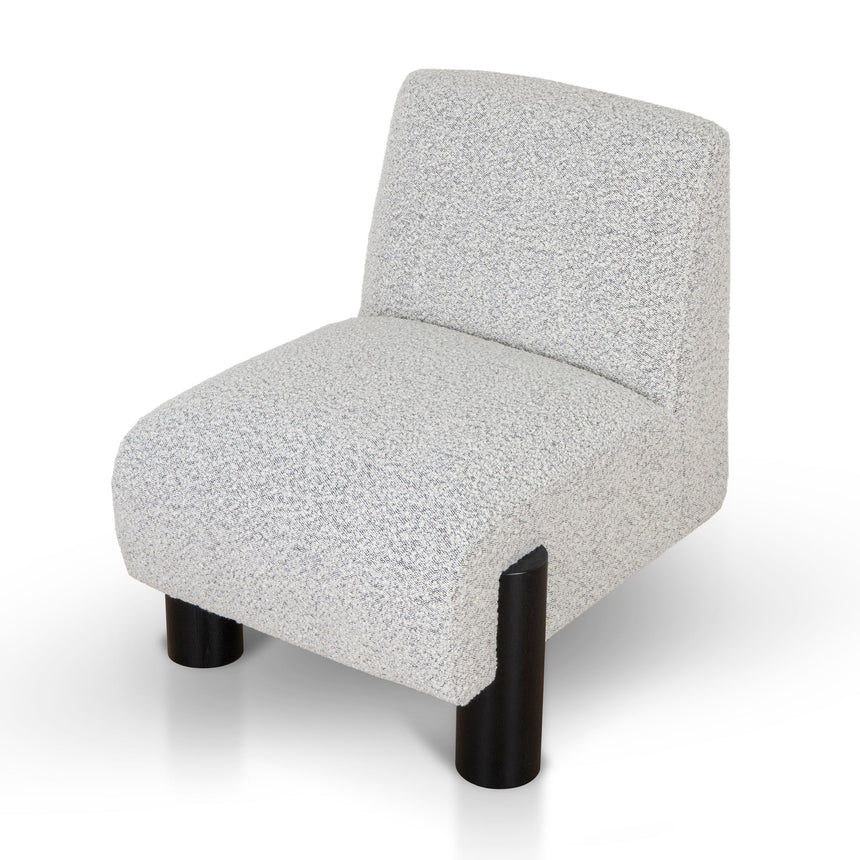 Armchair | Charcoal White Boucle | Myka Home - View 3
