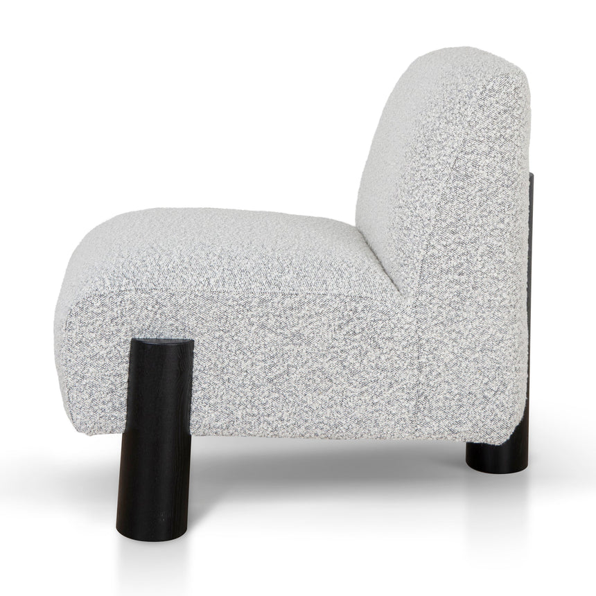 Armchair | Charcoal White Boucle | Myka Home - View 4