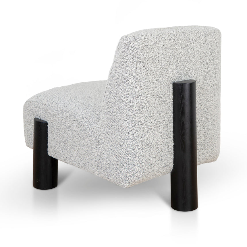 Armchair | Charcoal White Boucle | Myka Home - View 5