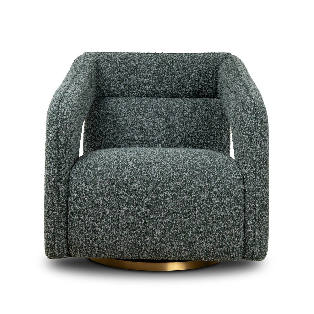 Armchair | Green Boucle | Myka Home - View 2