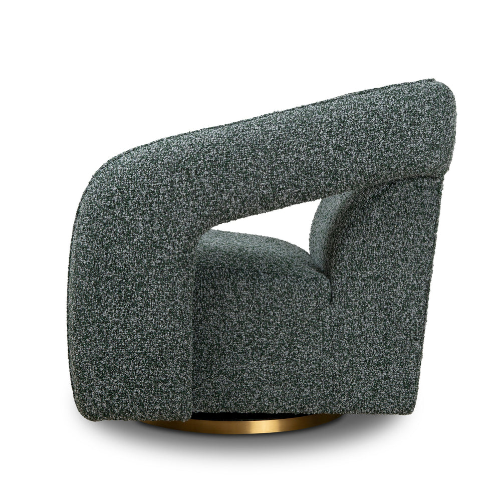 Armchair | Green Boucle | Myka Home - View 3