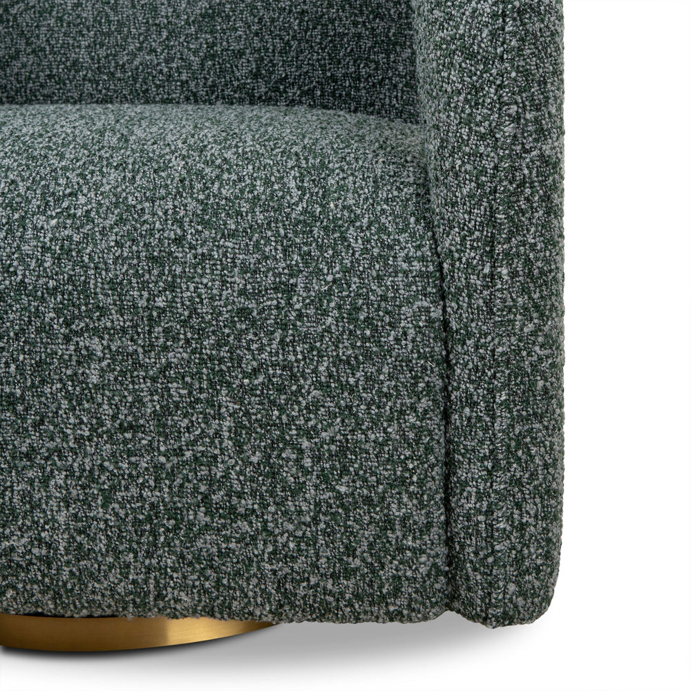 Armchair | Green Boucle | Myka Home - View 5