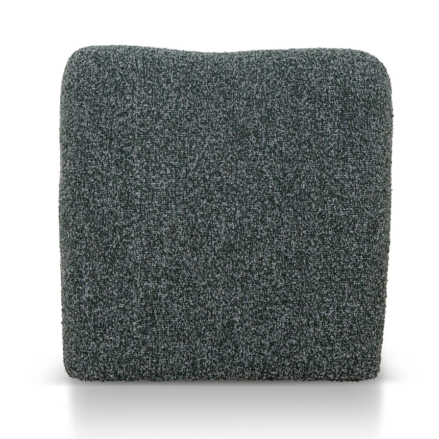Fabric Lounge Chair | Green Boucle | Myka Home - View 5
