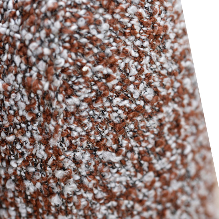 Armchair | Rustic Brown Boucle | Myka Home - View 9