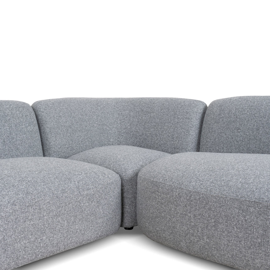 Right Chaise Modular Sofa | Glacier Grey | Myka Home - View 14