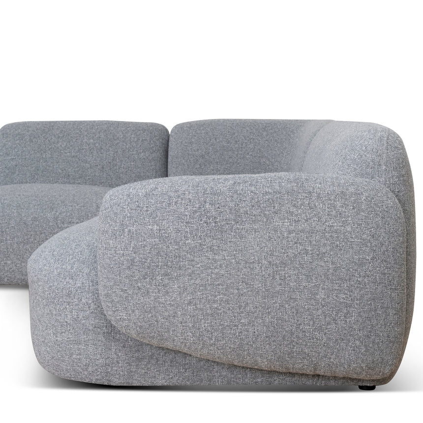 Right Chaise Modular Sofa | Glacier Grey | Myka Home - View 16