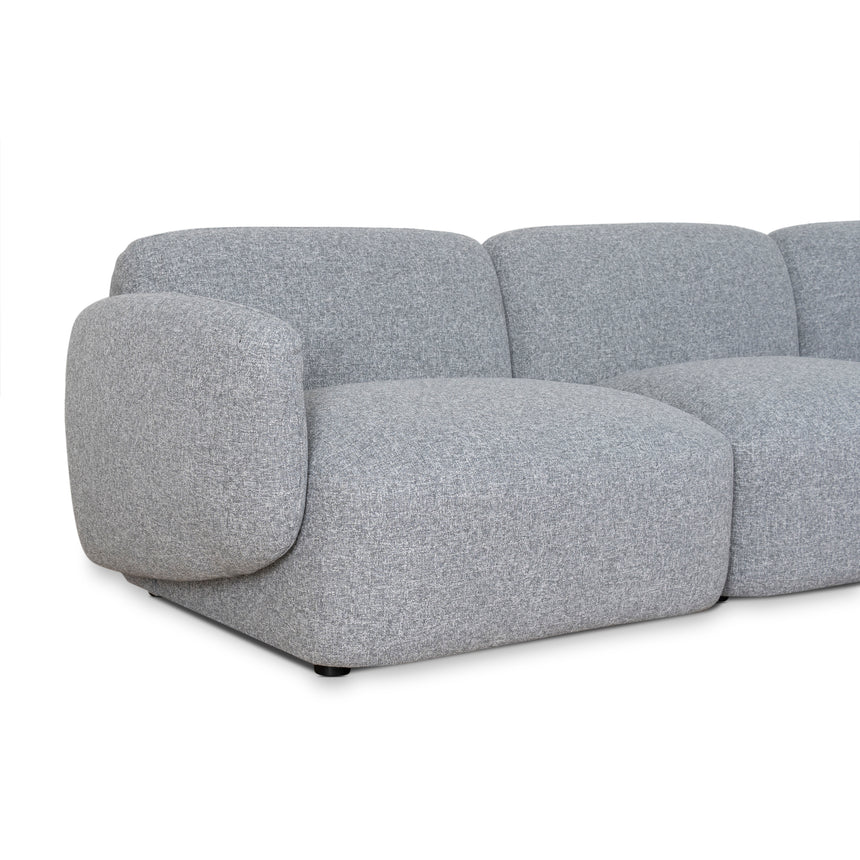 Right Chaise Modular Sofa | Glacier Grey | Myka Home - View 6
