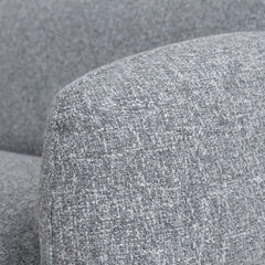 CLC8965-KSO Right Chaise Modular Sofa - Glacier Grey