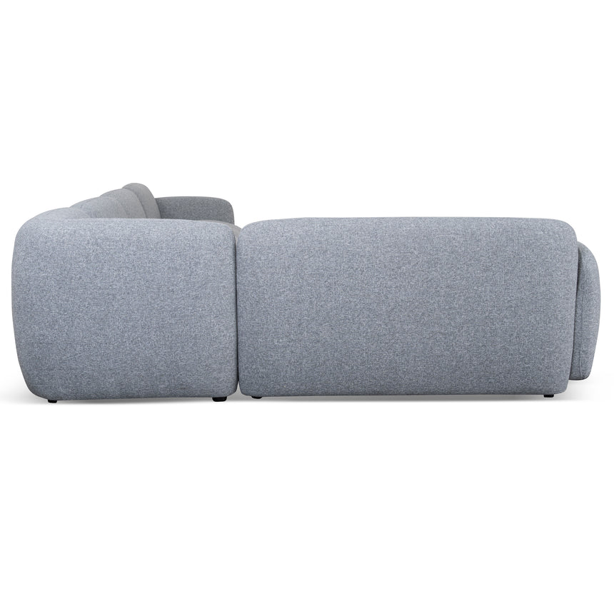 Left Chaise Modular Sofa | Glacier Grey | Myka Home - View 16