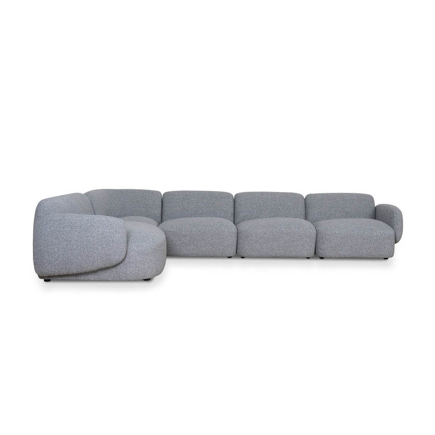 Left Chaise Modular Sofa | Glacier Grey | Myka Home