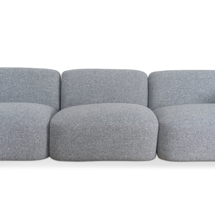Left Chaise Modular Sofa | Glacier Grey | Myka Home - View 6
