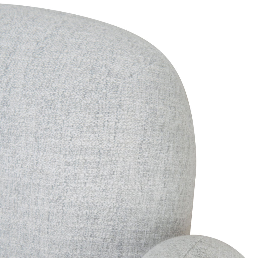 Fabric Armchair | Cloud Grey | Myka Home - View 11