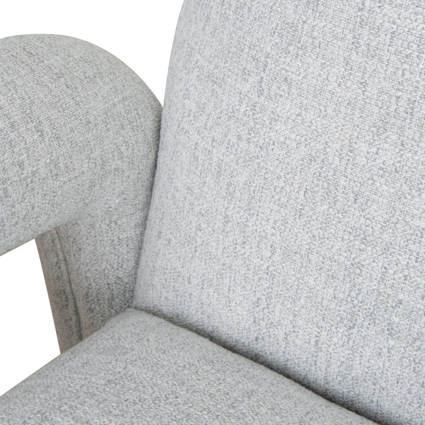 Fabric Armchair | Cloud Grey | Myka Home - View 12