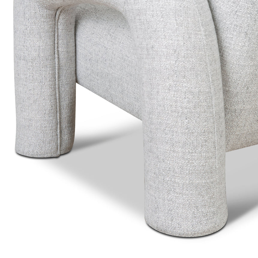 Fabric Armchair | Cloud Grey | Myka Home - View 15