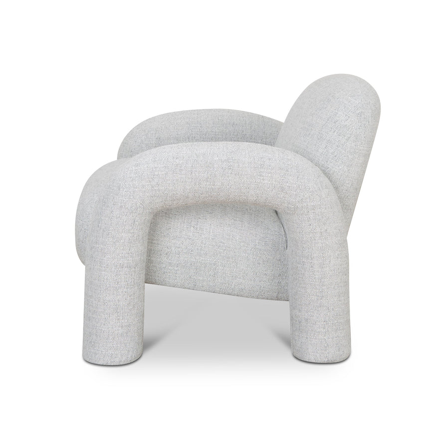Fabric Armchair | Cloud Grey | Myka Home - View 3