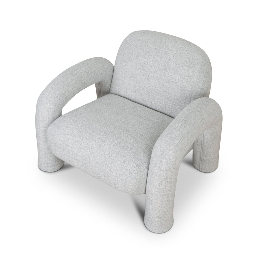Fabric Armchair | Cloud Grey | Myka Home - View 5