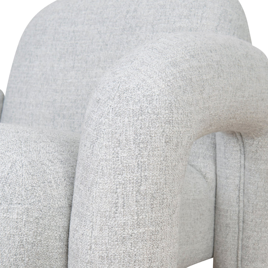 Fabric Armchair | Cloud Grey | Myka Home - View 8