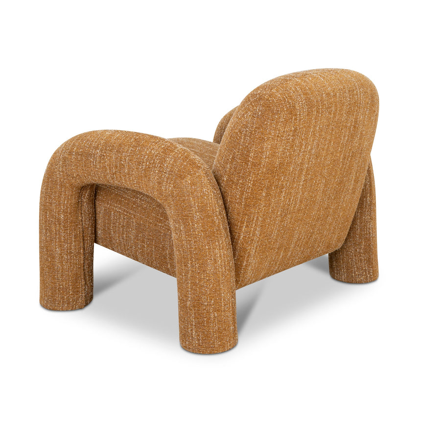 Fabric Armchair | Ginger Brown | Myka Home - View 4