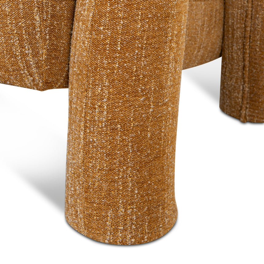 Fabric Armchair | Ginger Brown | Myka Home - View 7