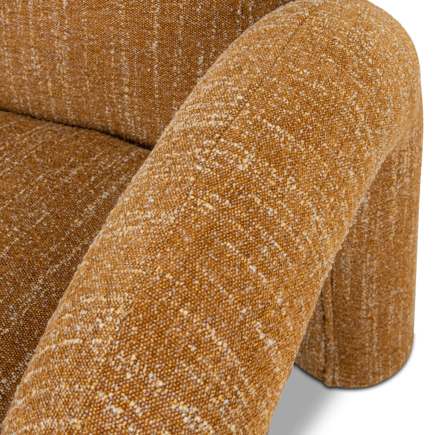 Fabric Armchair | Ginger Brown | Myka Home - View 9