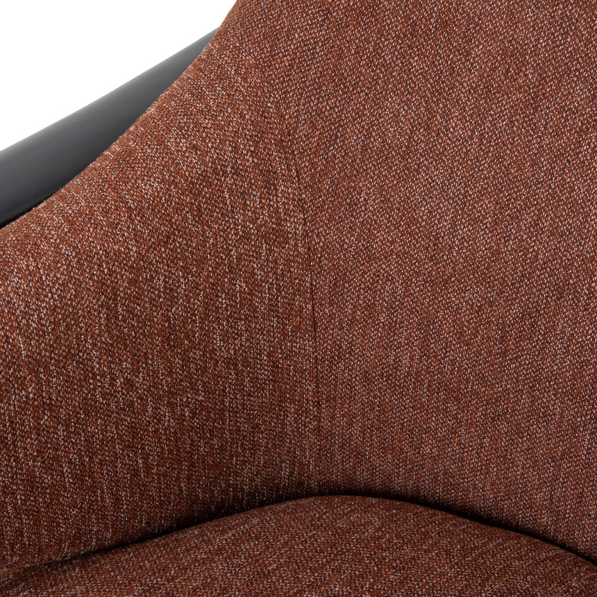 Fabric Armchair | Gingerbread Brown | Myka Home - View 11