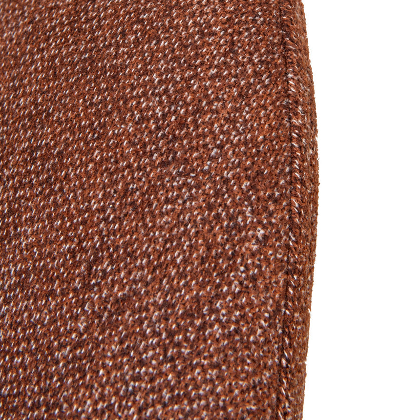 Fabric Armchair | Gingerbread Brown | Myka Home - View 14