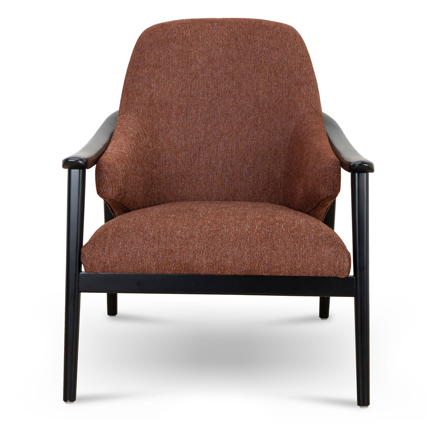 Fabric Armchair | Gingerbread Brown | Myka Home - View 2